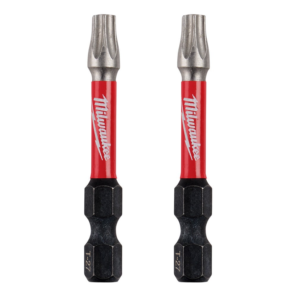 MILWAUKEE SHOCKWAVE Power 50mm (2") Torx T27 Screwdriver Bit - 2 Piece 48324586