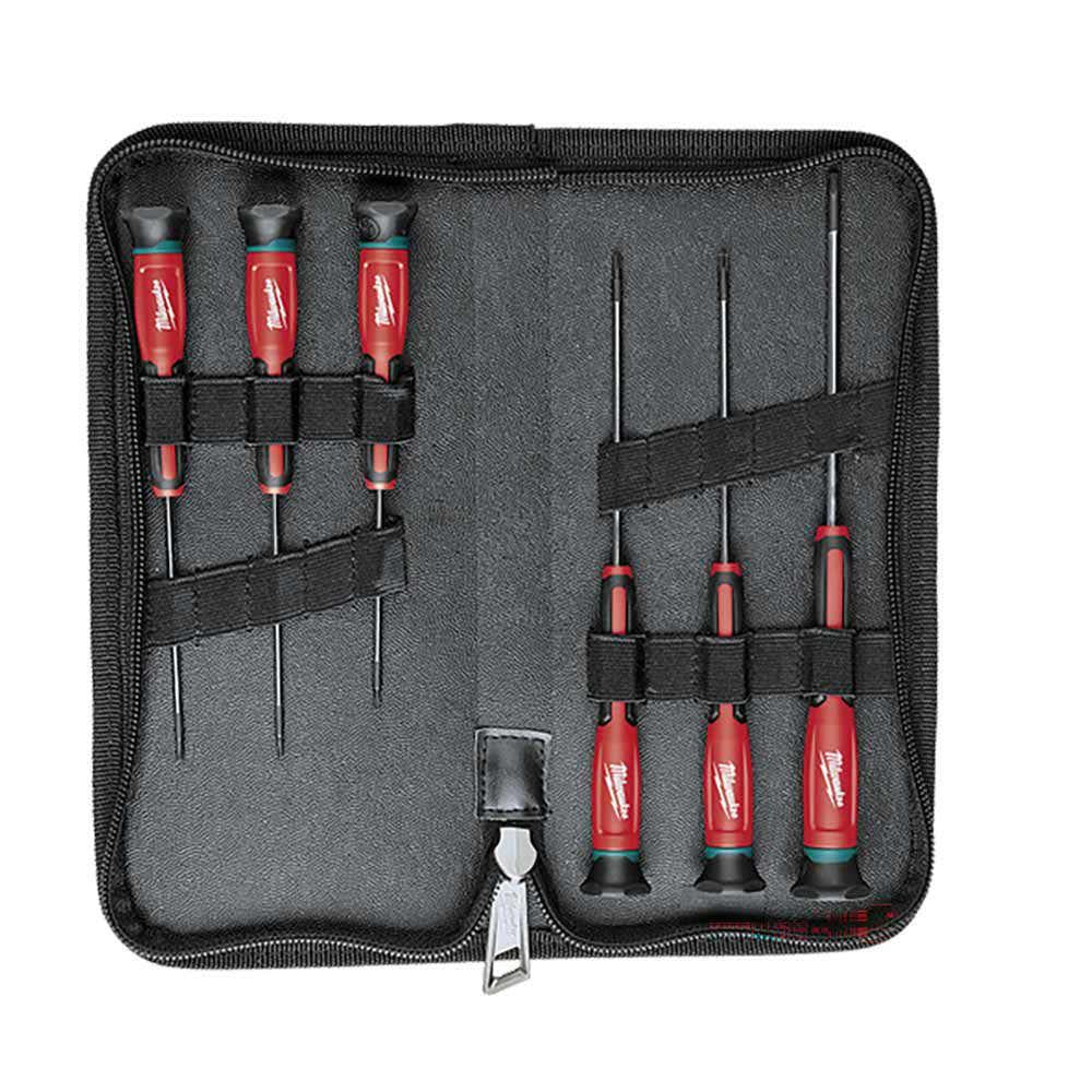 MILWAUKEE T6 15 Precision In Case 6 Piece Torx Set Screwdriver 48222610