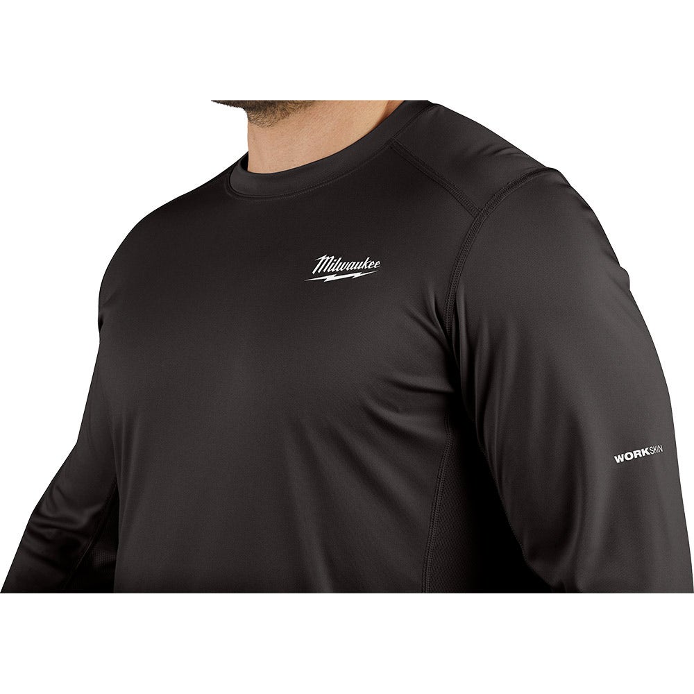 MILWAUKEE WORKSKIN Light Shirt Long Sleeve Black 415B