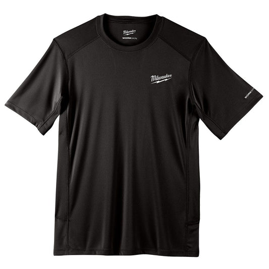 MILWAUKEE WORKSKIN Light Shirt Short Sleeve Black 414B