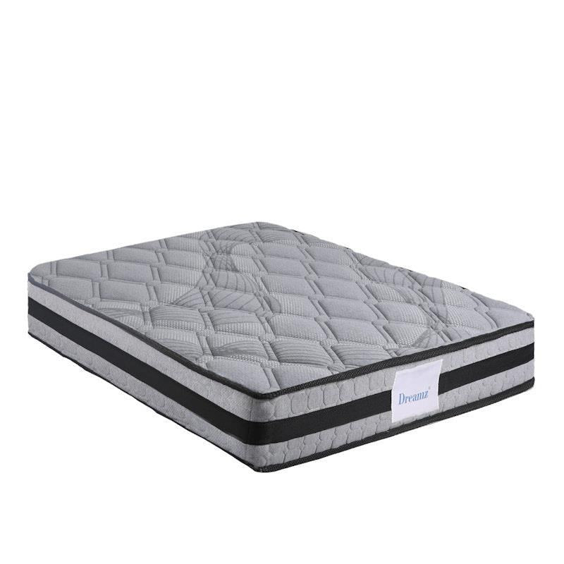 DreamZ Spring Mattress Bed Pocket Egg Crate Foam Medium Firm 22CM King