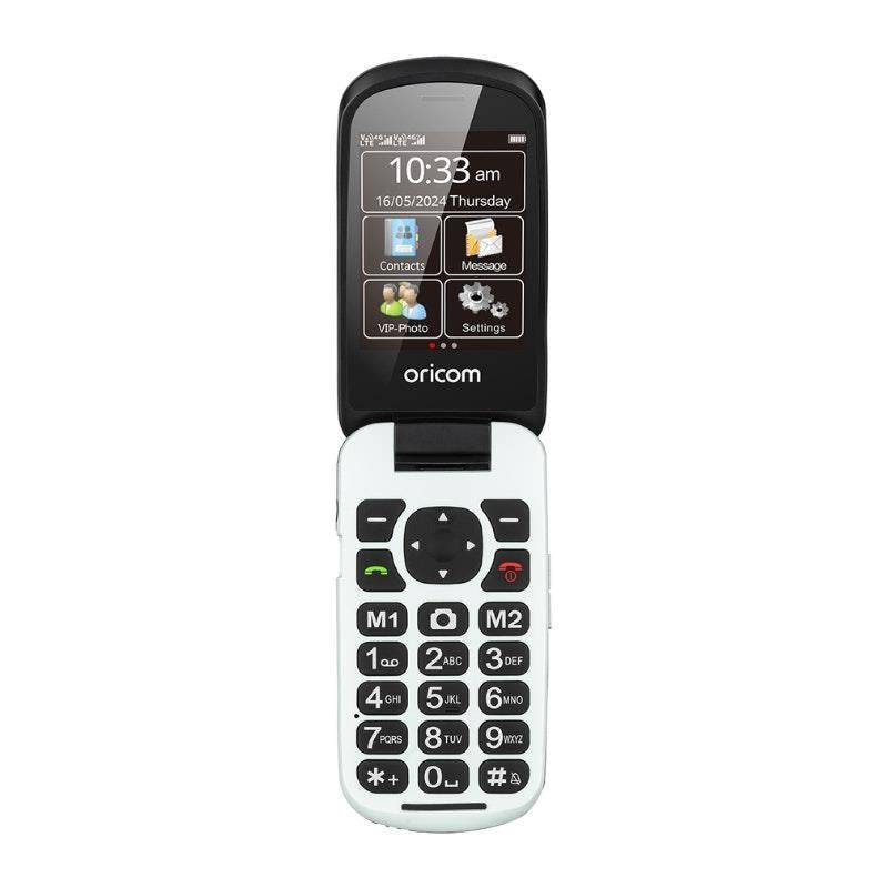 Oricom EZY7510 Flip Mobile Phone With SOS Emergency Button 1pc