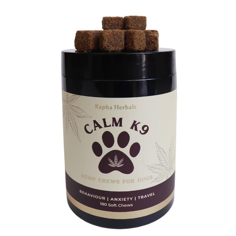 Rapha Herbals Calm K9 Hemp Chews for Pets Beef Flavour 180Chews
