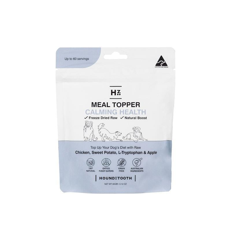 HOUNDZTOOTH Calming Health Raw Boost Meal Topper for Dogs 60g