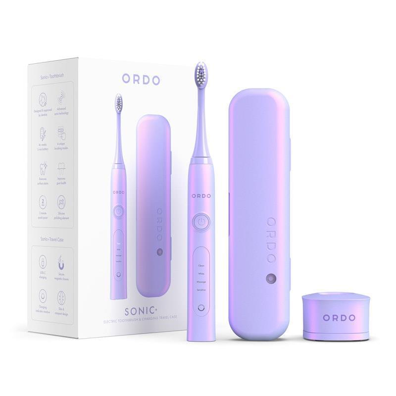 ORDO Sonic+ Toothbrush & Charging Travel Case Pearl Violet
