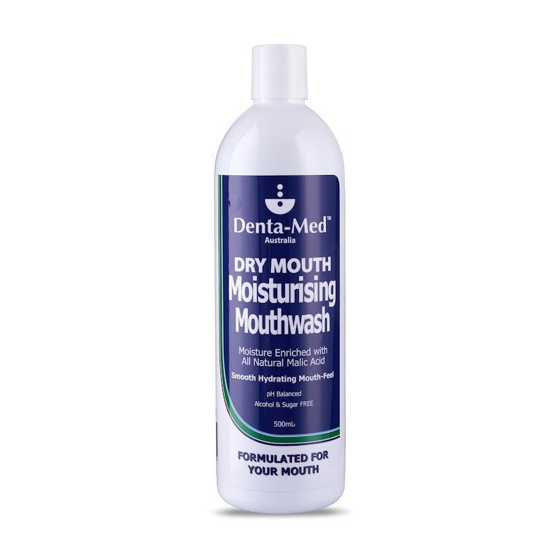 Denta-Med Dry Mouth Moisturising Mouthwash 500mL value bottle 1pc