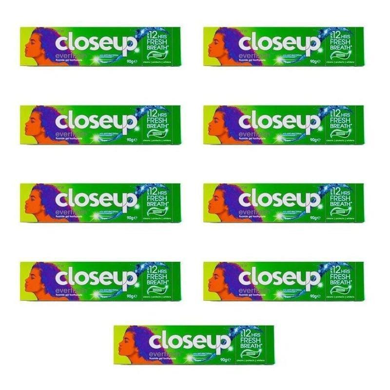 Closeup Everfresh Menthol Paradise Gel Toothpaste 9Pack