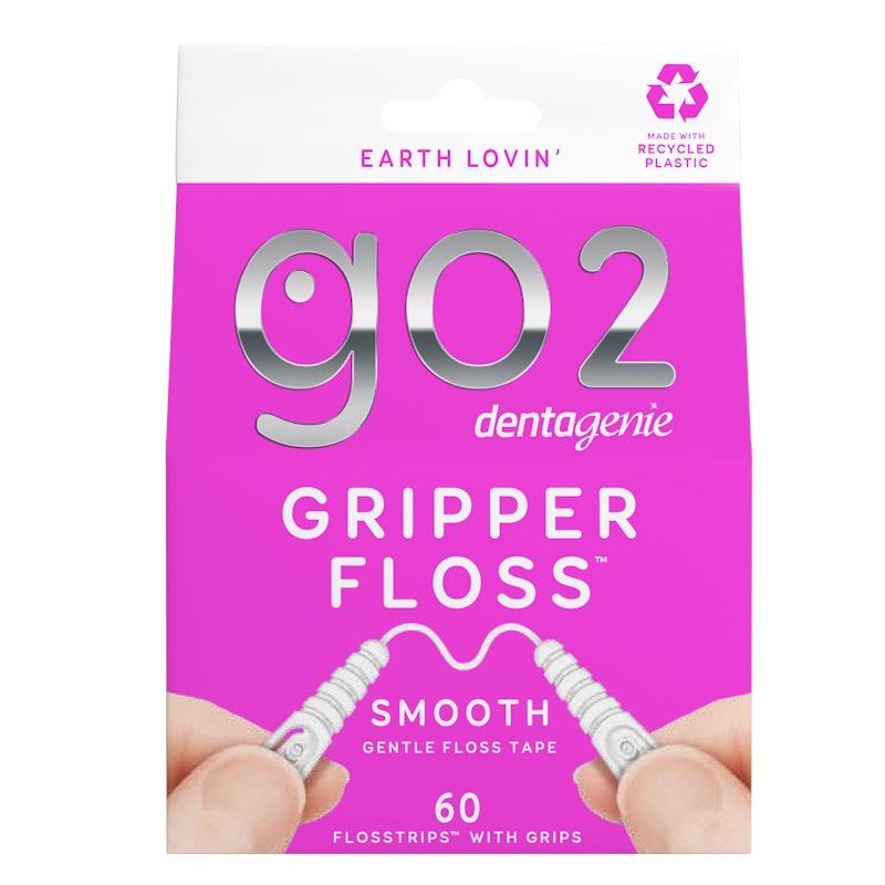 Dentagenie Gripper Smooth Flosstrips with Grips 60pk