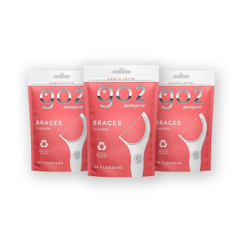 Dentagnie Braces Flosser 36 x 3 Multipack