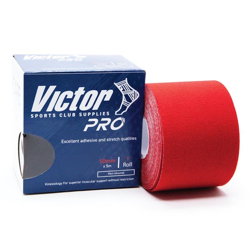 Victor Pro K-Tape 50mm x 5m Red