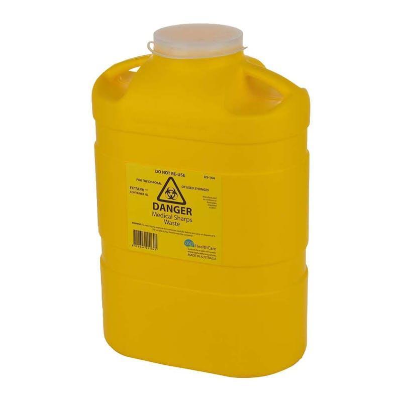 Fittank Needles Sharps Waste Collector 8L 1 Piece