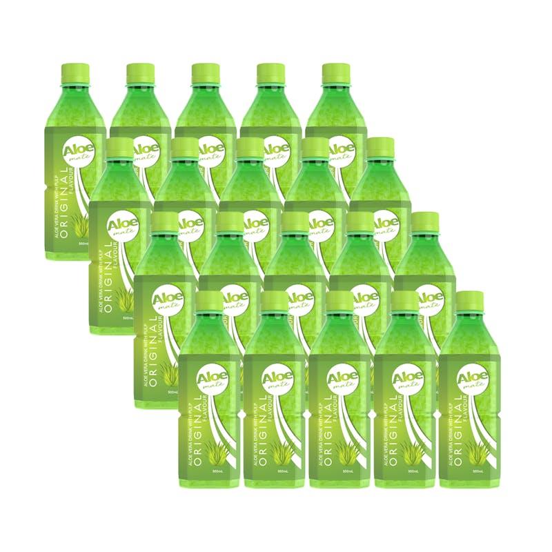 Aloe Mate Aloe Vera 500mL Original 20Pack