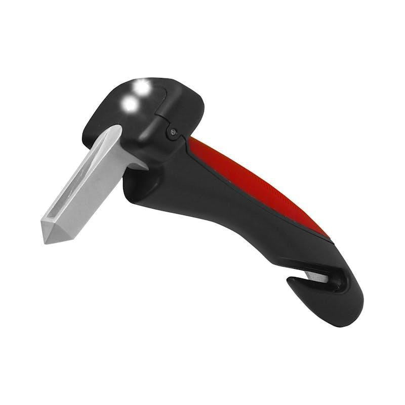 Tooleroo Car Cane Door Handle - Portable Elderly Stand Aid LED light Hammer 1Unit