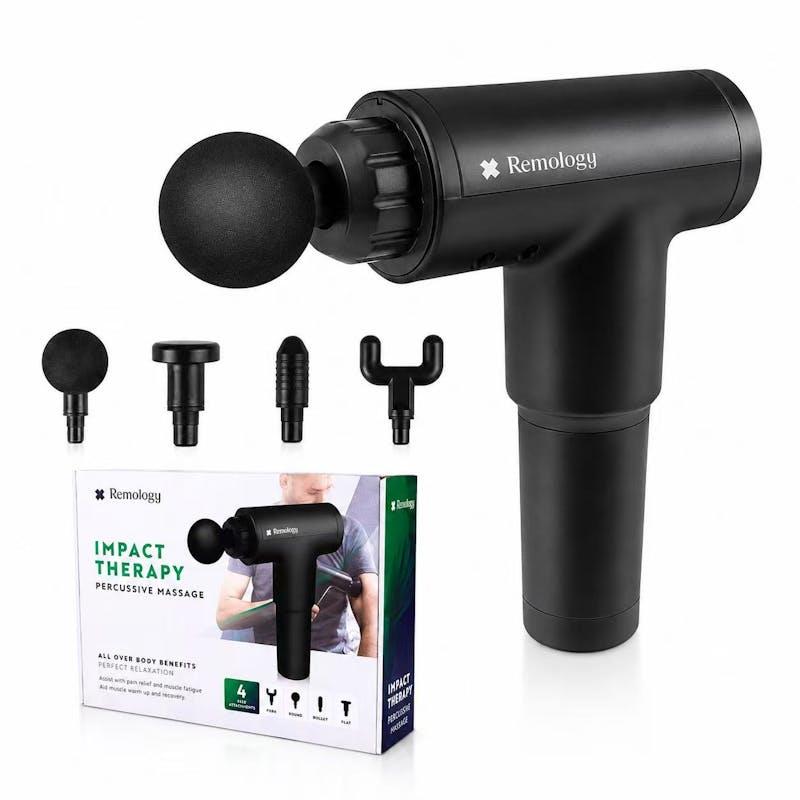 Remology Impact Therapy Percussive Massager includes 4 Heads 1pc
