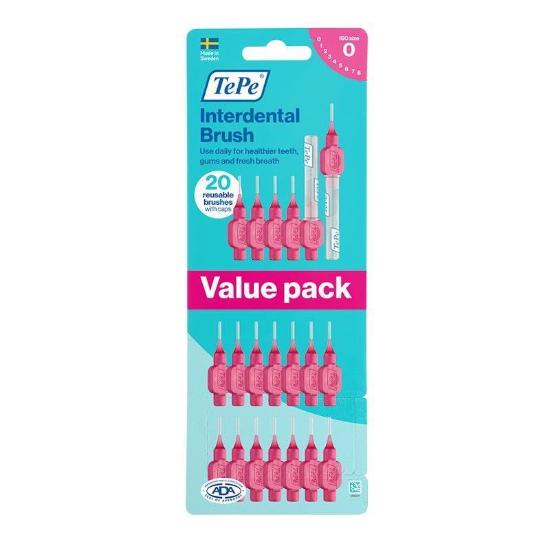 TePe® Interdental Brushes - Original 0.40mm Pink 20Pack