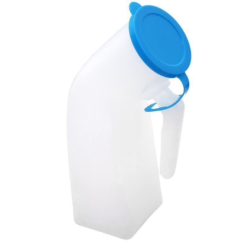 Livingstone Urinal Male with Snap-On Lid 1L Graduated Plastic 1unit