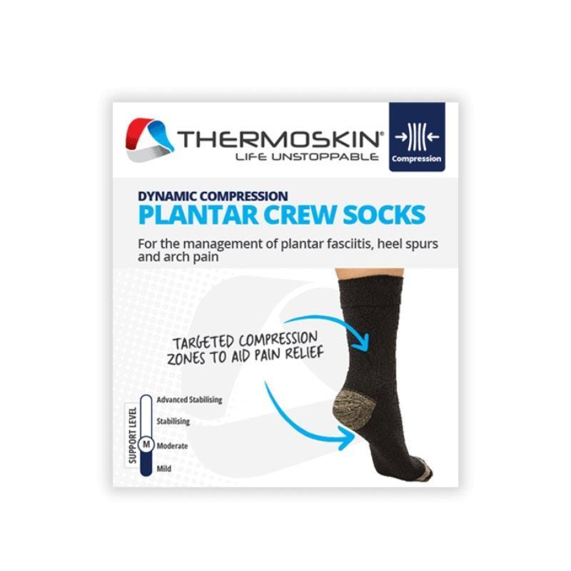 Thermoskin Plantar Compression Socks Crew X-Small