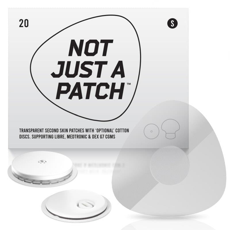 Not Just a Patch CGM Patches for Freestyle Libre and Medtronic -Clear 20Pack