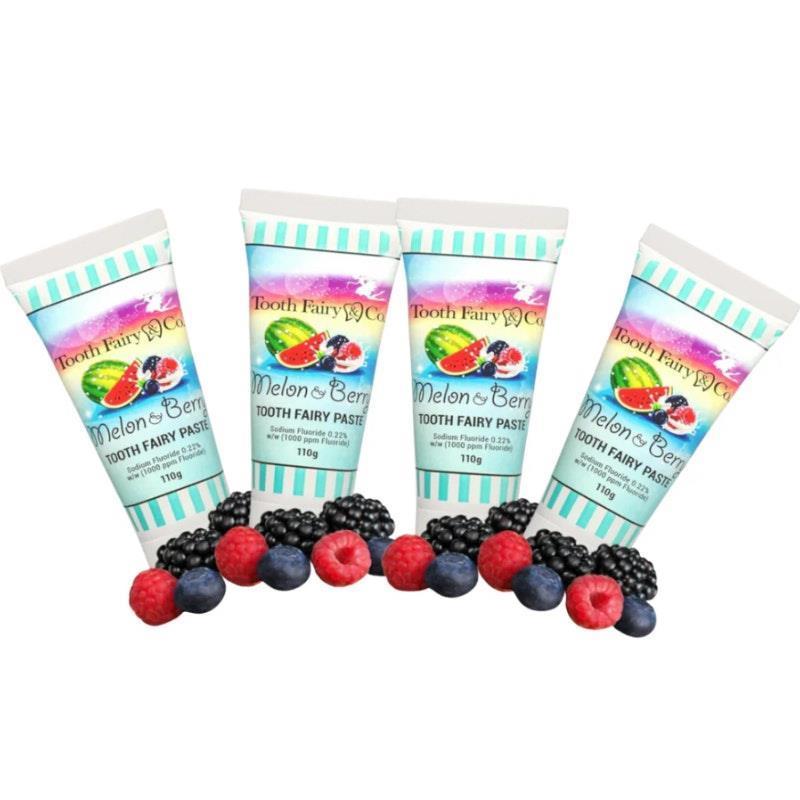 Tooth Fairy & Co - Melon & Berry Tooth Fairy Paste 4 Pack
