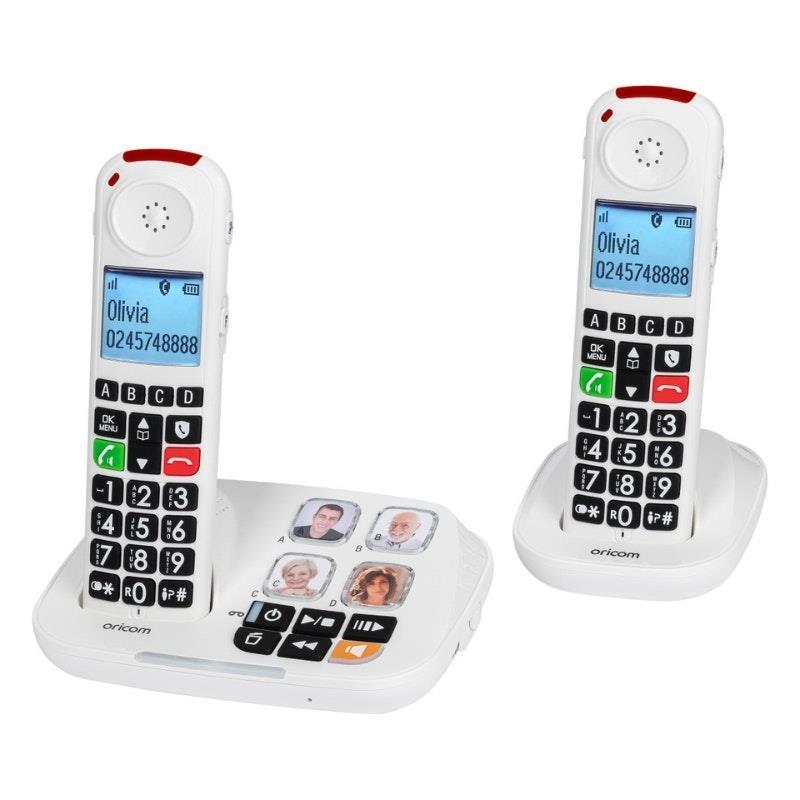 Oricom Care900-2 Amplified Big Button Cordless Phone and Additional Handset Pack