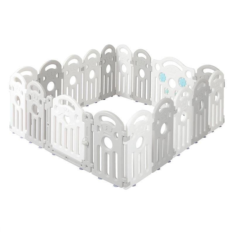 BoPeep Kids Playpen Baby Safety Gate Toddler Fence Child Play Game Toy 18 Panels 1Set
