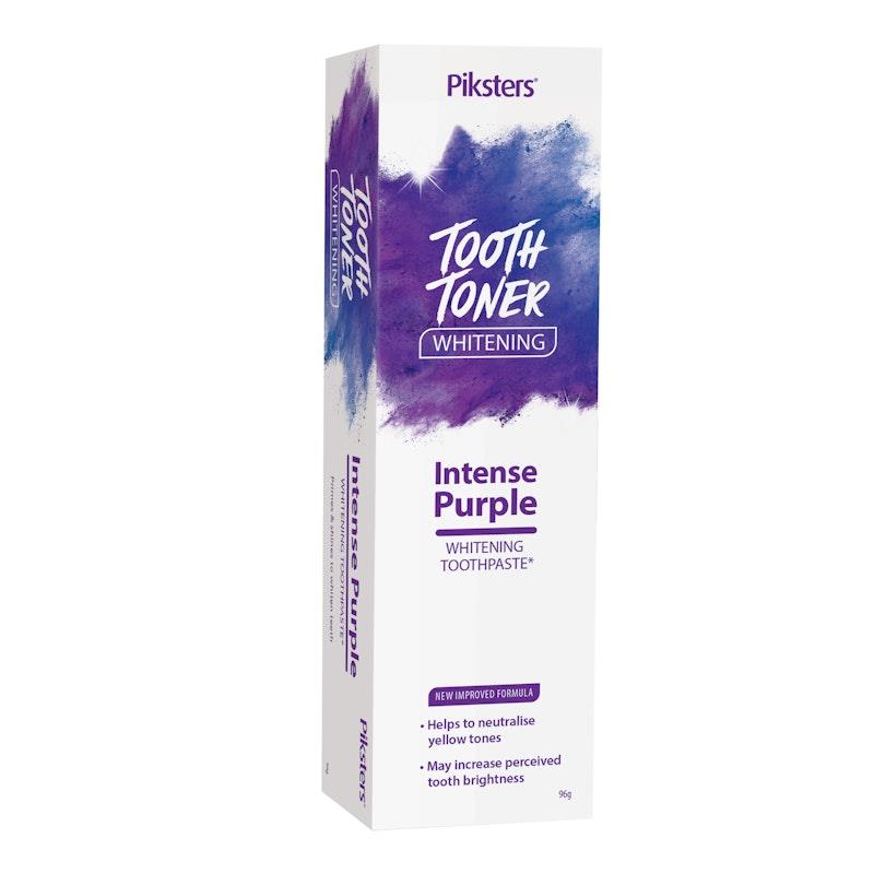 Piksters Tooth Toner Whitening Toothpaste Intense Purple 96g