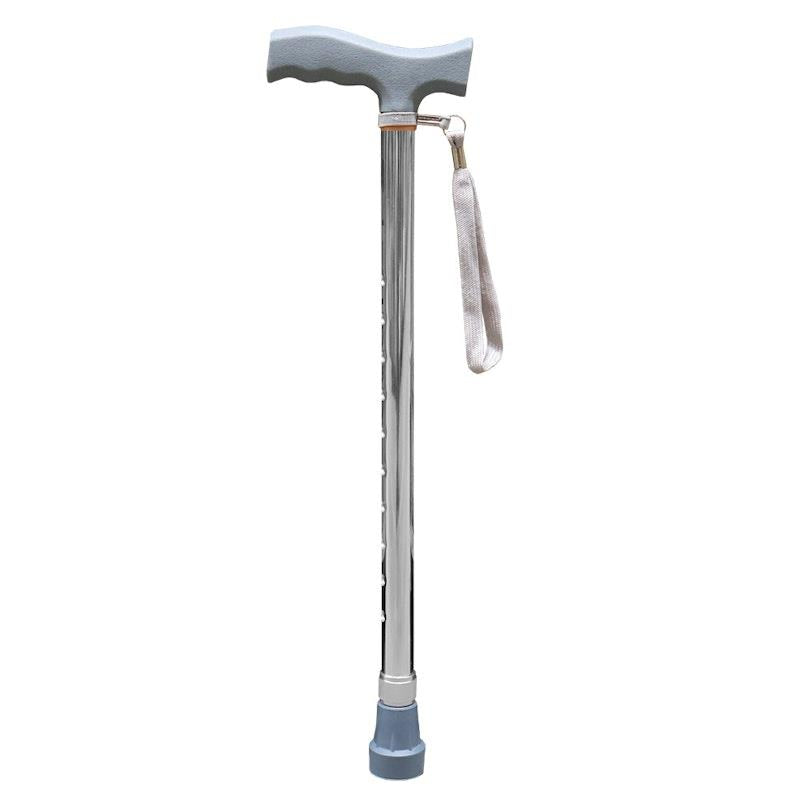 Livingstone Walking Stick Aluminium Adjustable 52.5- 75.5 cm Silver