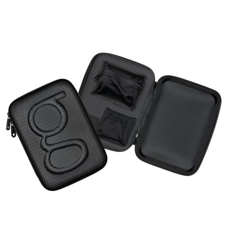 Glucology Travel Case Plus with Extra Storage for Blood Glucose Monitors Black