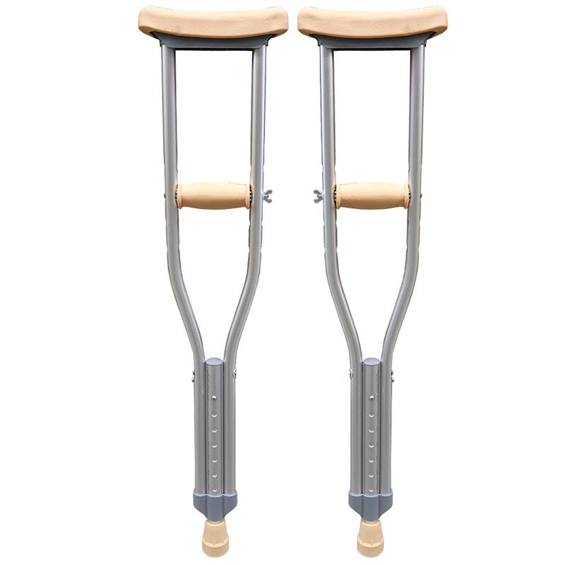 Livingstone Underarm Crutches X-Small Aluminium Adjustable 81-96.5cm 1Pair