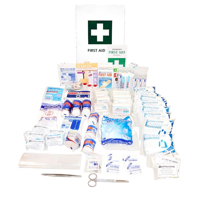 Livingstone First Aid Kit Class A In Metal Case Bundle