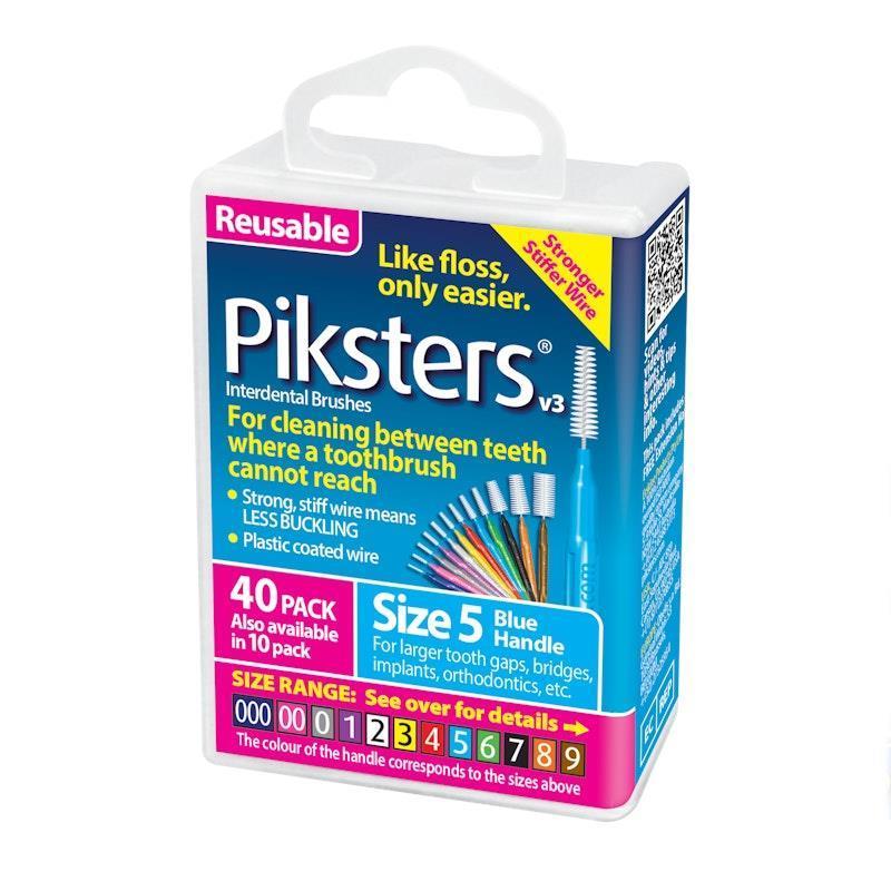 Piksters Interdental Brushes Blue Size 5 40pk