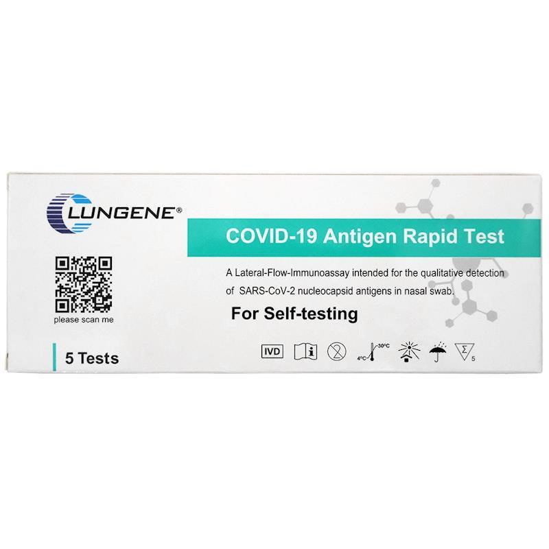 CLUNGENE COVID-19 Rapid Antigen Test RAT Nasal Self-Testing 5Pack