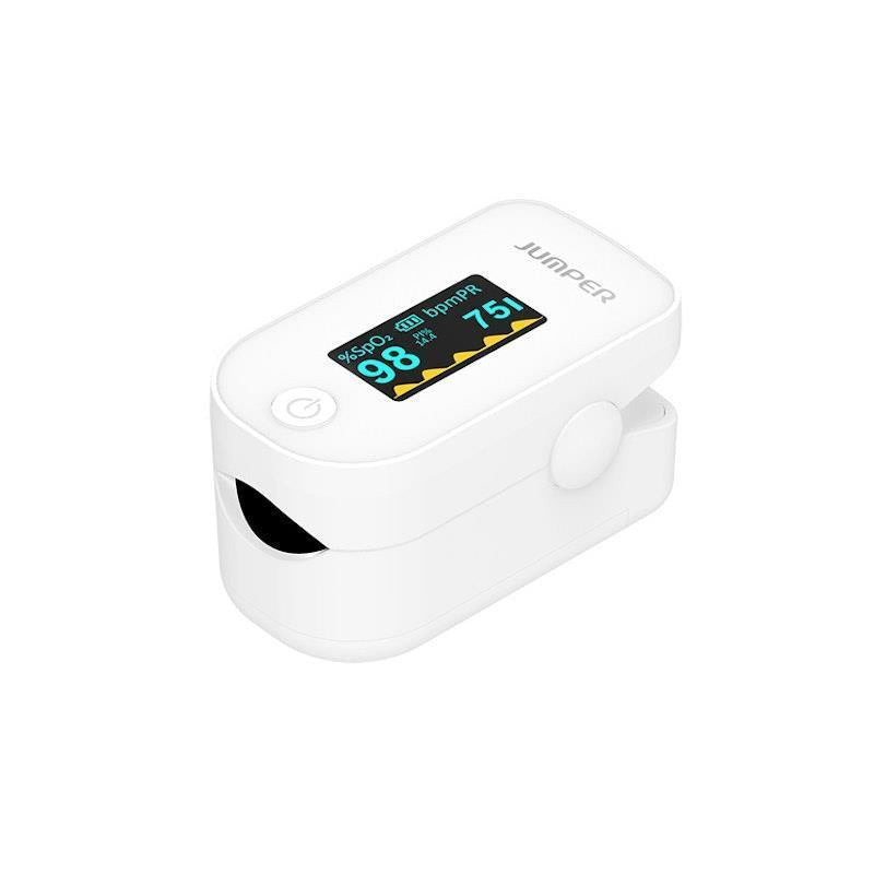 Jumper Finger Pulse Oximeter with Alarm Feature & Perfusion Index 1Unit