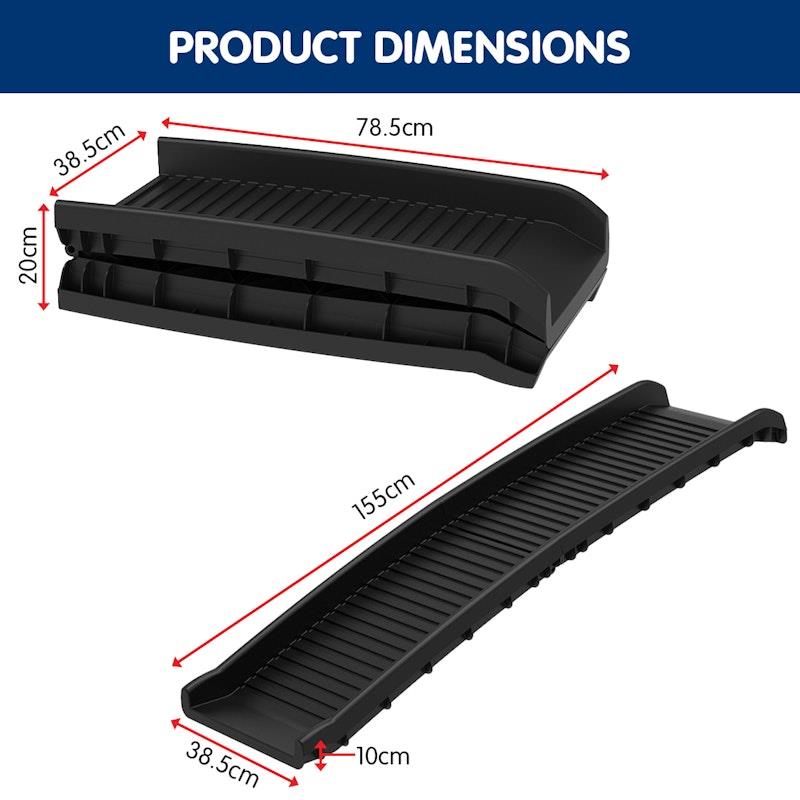 Furtastic Foldable Dog Ramp for Vehicles - 1 Piece