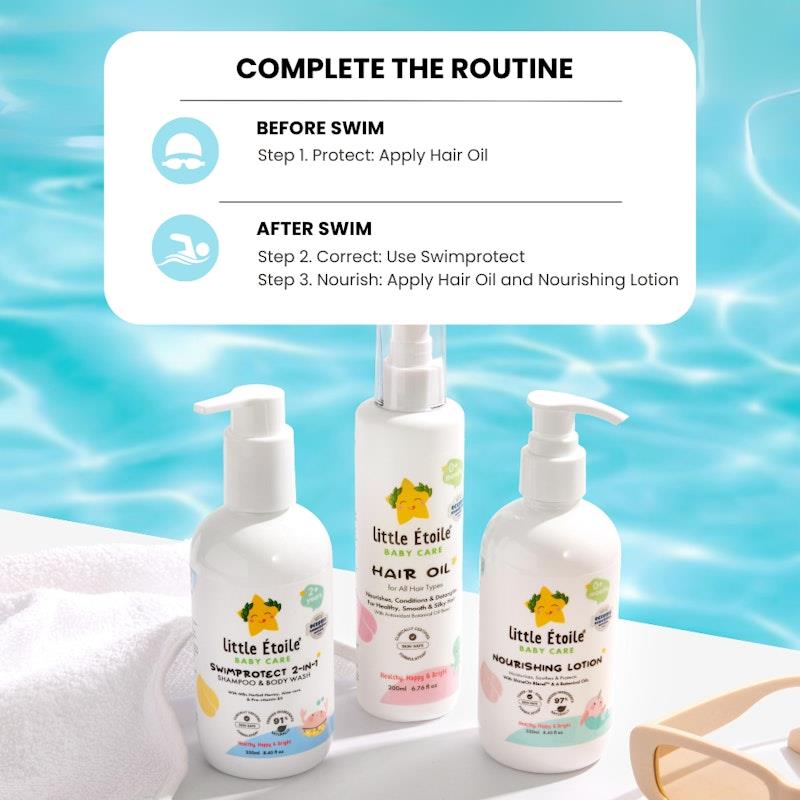 Little Etoile SwimProtect 2-in-1 Shampoo & Body Wash (2+ Years) - 2 Pack