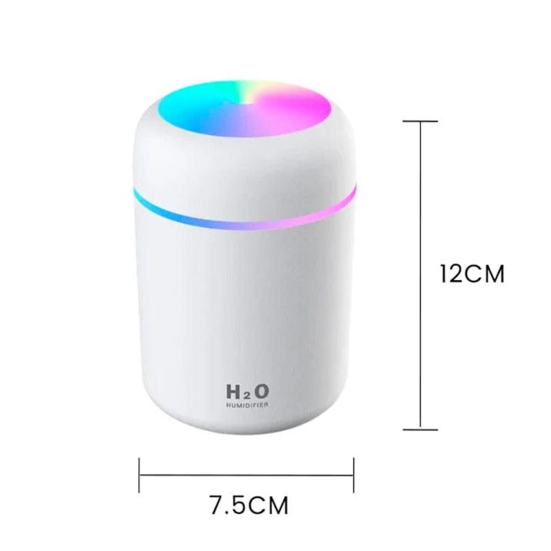 Living Today Mini LED Ultrasonic Humidifier - 300ML 1 Unit