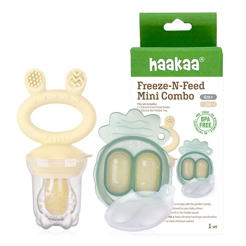 Haakaa Freeze-N-Feed Mini Combo - Oat