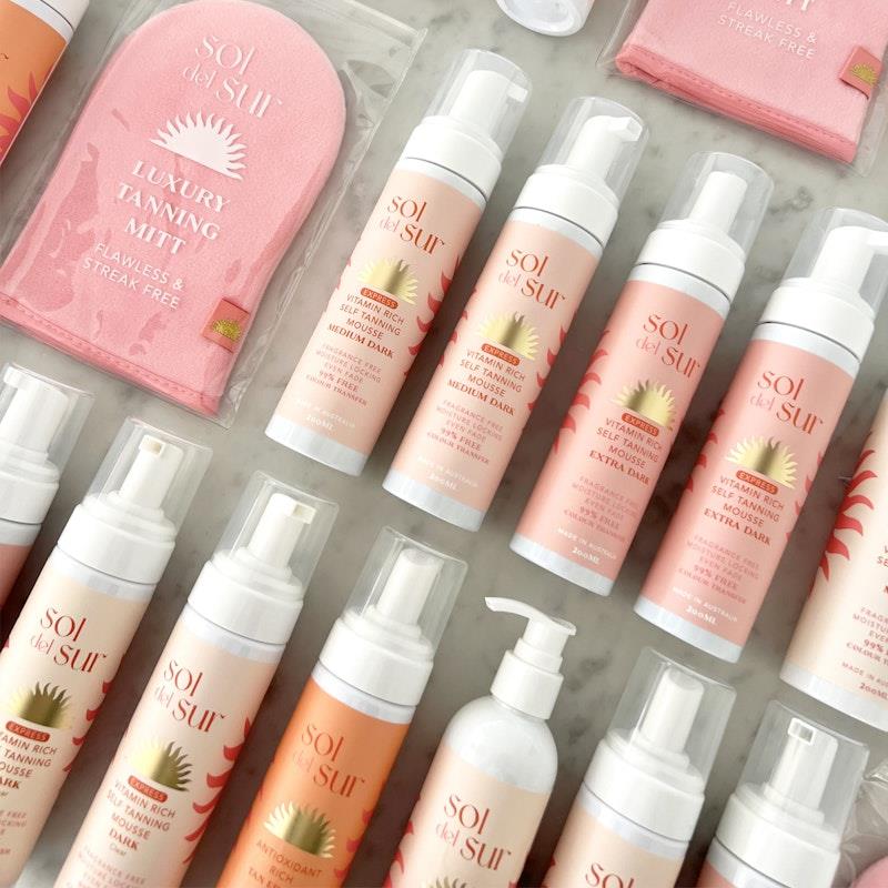 Sol del Sur Self Tan Glow Duo - Dark Clear Bundle for a Deep Tan