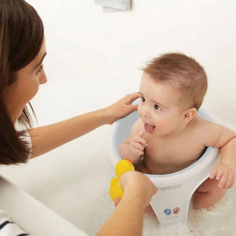 Angelcare Baby Bath Soft Touch Ring Seat - Grey