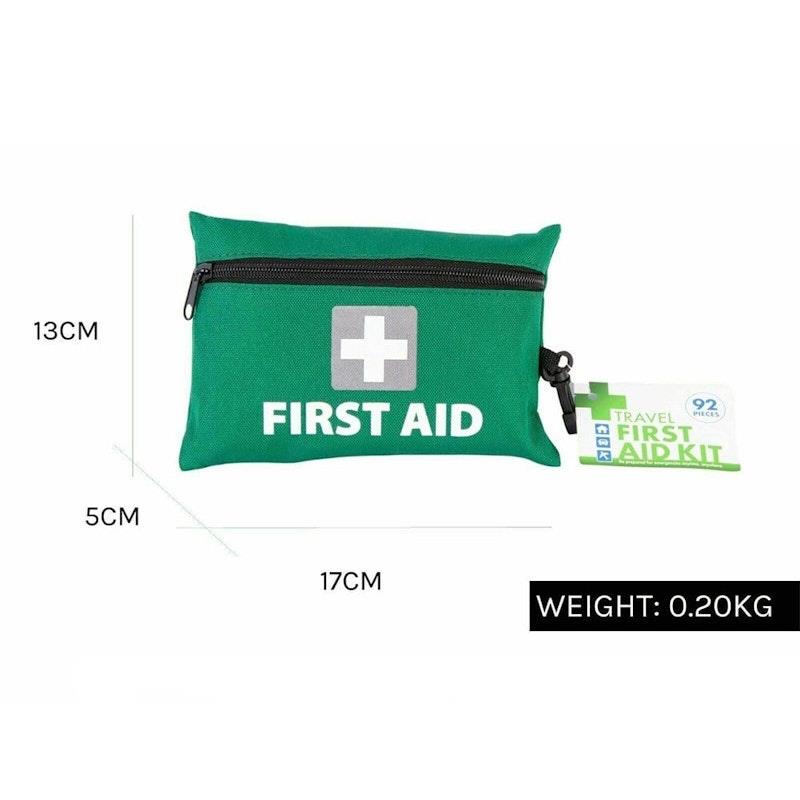 Clevinger Emergency First Aid Kit - 92 Pieces for Complete Safety