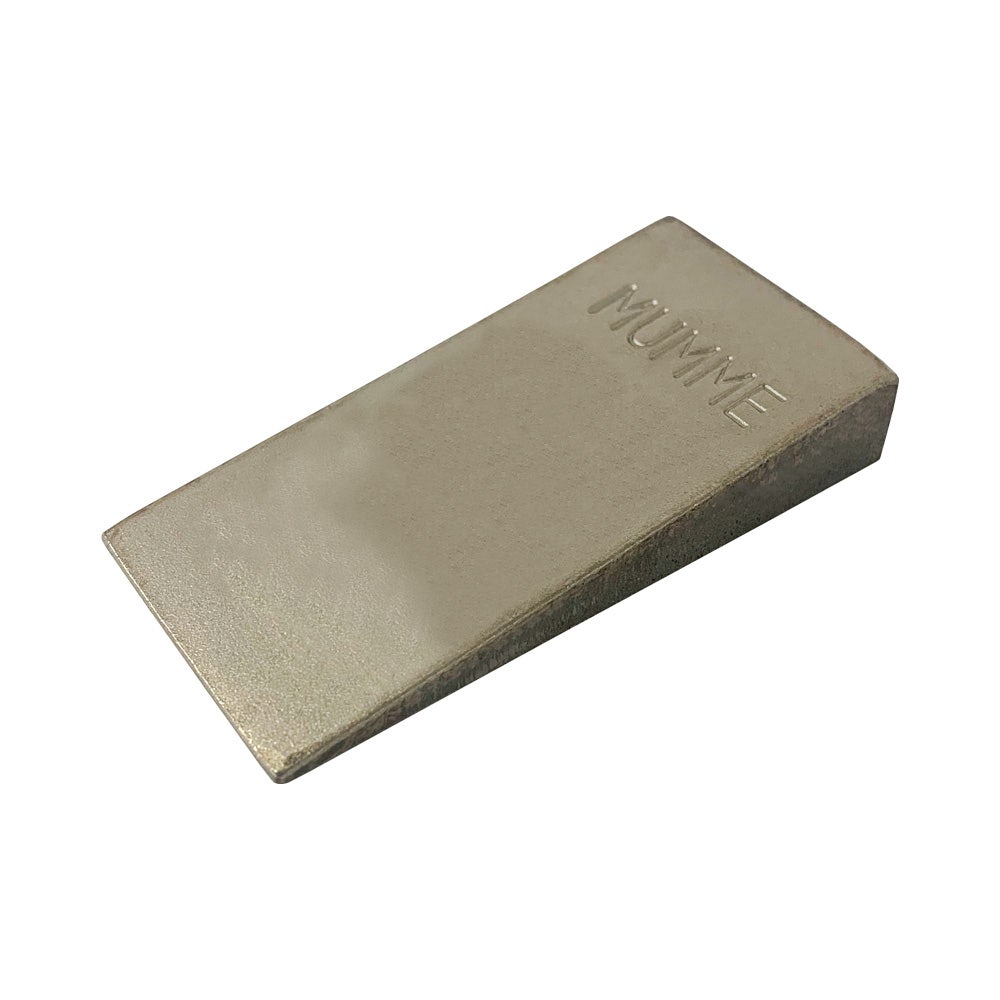 MUMME 75 x 38 x 12mm Stainless Steel Fox Wedge 7FWSS07538