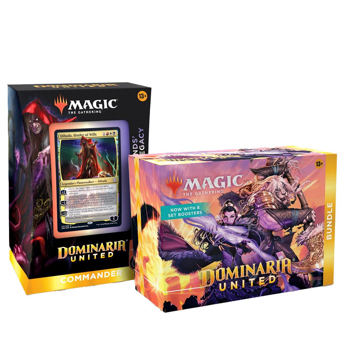 Magic The Gathering Dominaria United Bundle And Commander Packs Dihada