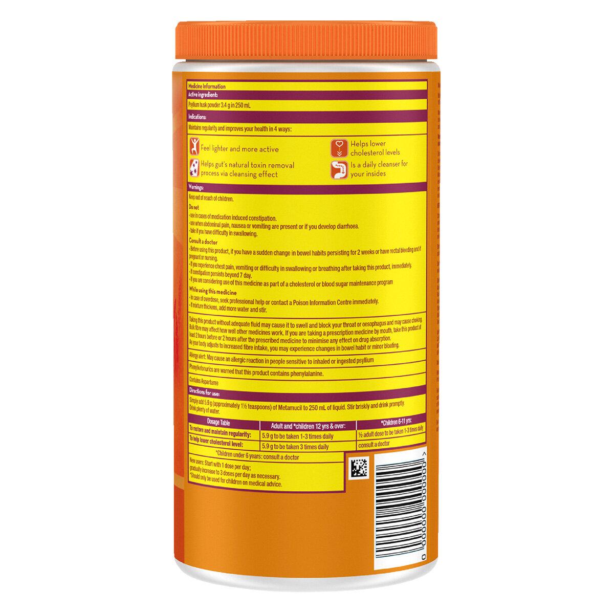 Metamucil Orange Smooth 4 x 673g