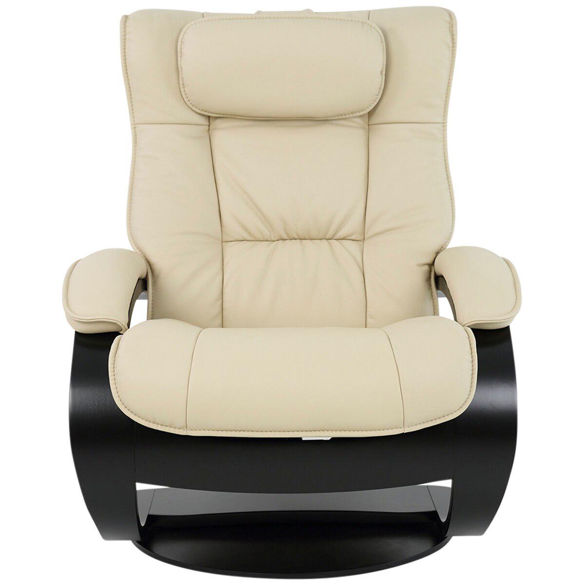 Moran Fjords Regent C-Base Large Chair and Ottoman Black