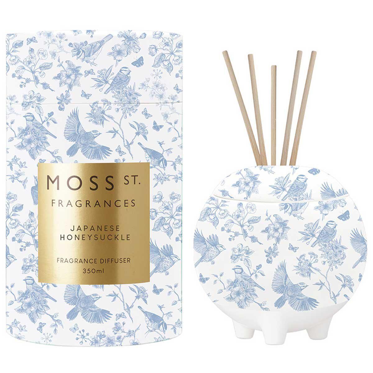 Moss St. Fragrances Diffuser 350ml Golden Pear And Freesia Floral Design