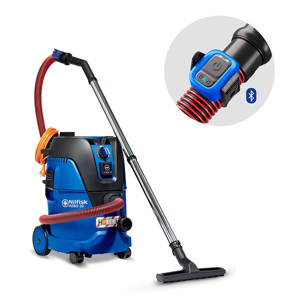NILFISK 1500W 25L H-Class Aero 26 Vacuum Dust Extractor 107420056