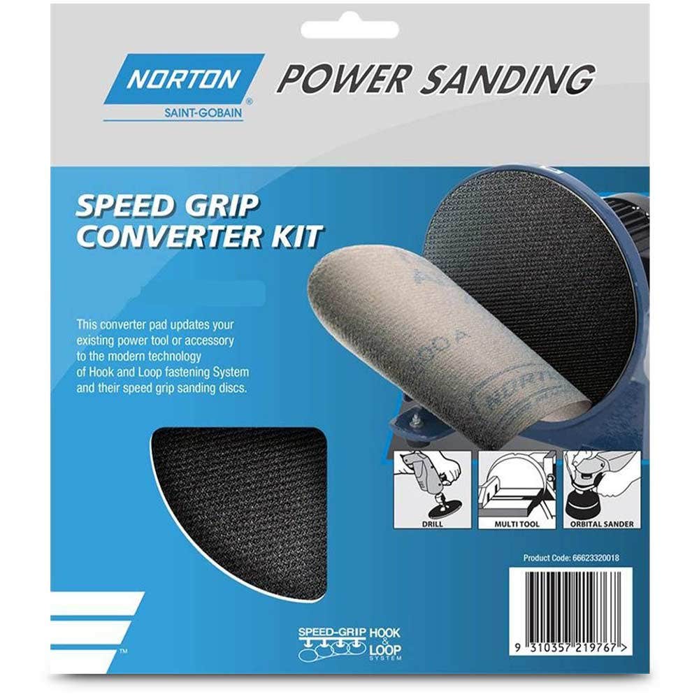 NORTON 230mm Hook and Loop Converter Disc