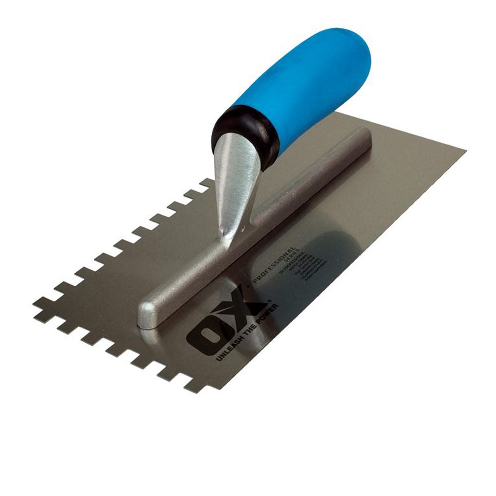 OX Professional 10x10 Notch Trowel OX-P013410
