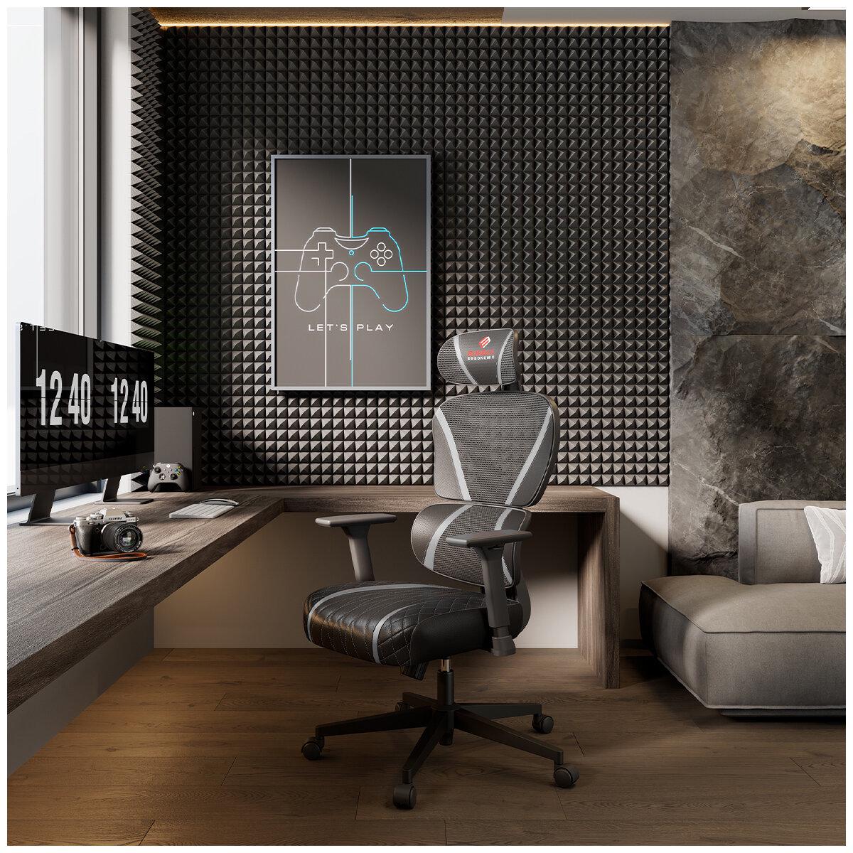 Onex Eureka GC06 Norn Ergonomic Chair Black Grey