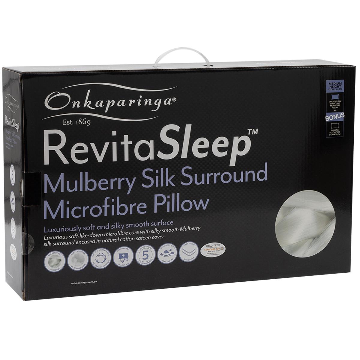 Onkaparinga Revitasleep Mulberry Silk Surround Pillow